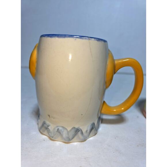 VTG TWO Ceramic Child Carousel Mug Cup Anthropomorphic Giraffe "All Gone" Japan - Picture 12 of 16